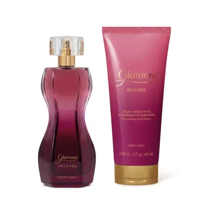 Imagem do produto Combo Glamour Intense: Desodorante Colônia 75ml + Loção Hidratante Desodorante Corporal 200ml