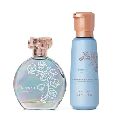 Imagem do produto Combo Floratta Blue Crystal: Desodorante Colônia 75ml + Creme Hidratante 200ml