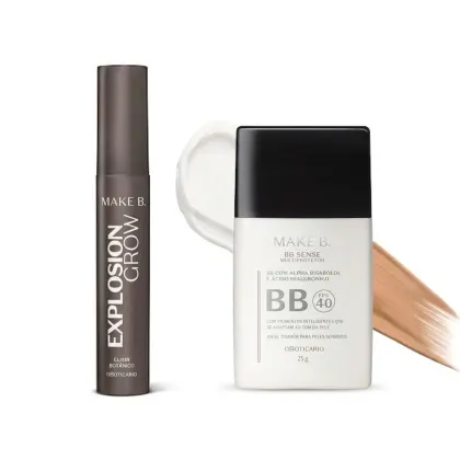 Imagem do produto Combo Make B. Sense Cor 3 25g + Máscara Cílios Explosion Grow 10g