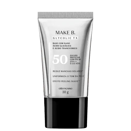 Imagem do produto o Boticário Make B. Glycolic TX Cor 330 - Base Líquida 30g