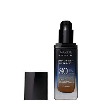 Imagem do produto Make B. Retinol³ H+ o Boticário Cor 290N FPS80 - Base Líquida 26g