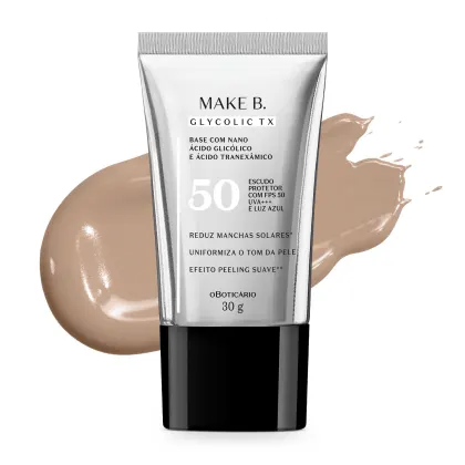 Imagem do produto Base Líquida Make B. Glycolic TX Cor 100 30g