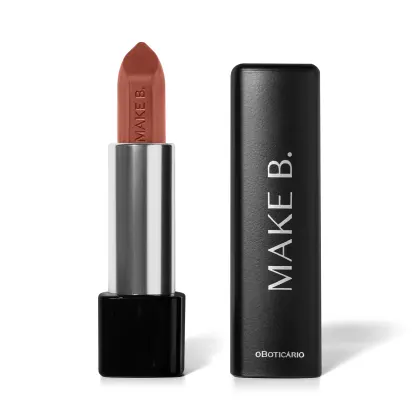 Imagem do produto Make B. o Boticário Easy Mate Marron Nude Whisper Beige - Batom 3,9g