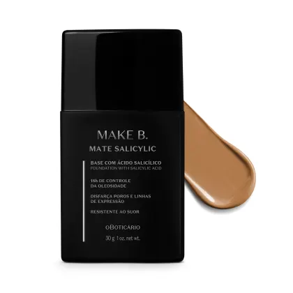 Imagem do produto Base Líquida Efeito Mate Make B. Salicylic 225N 30g