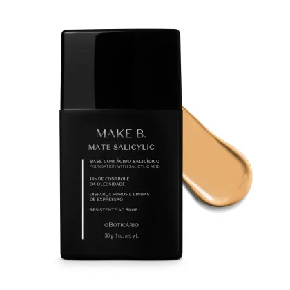 Imagem do produto Base Líquida Efeito Mate Make B. Salicylic 220Q 30g
