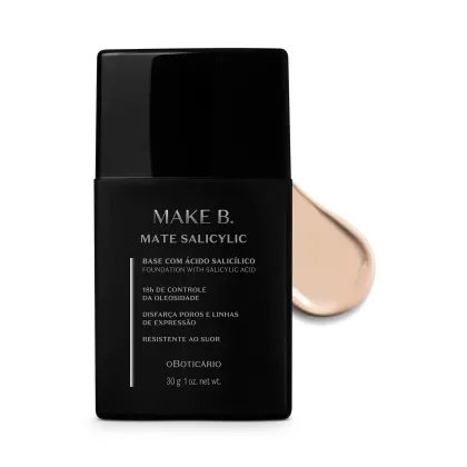 Imagem do produto Base Líquida Efeito Mate Make B. Salicylic 130Q 30g