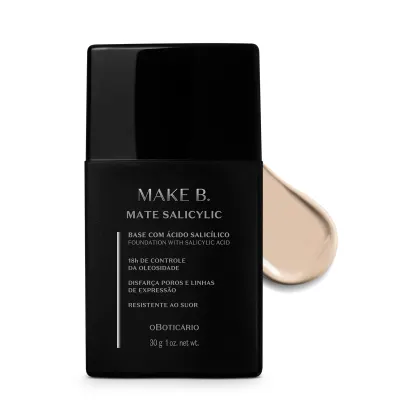 Imagem do produto Base Líquida Efeito Mate Make B. Salicylic 120N 30g