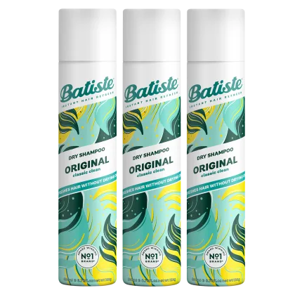 Imagem do produto KIT COM 3 SHAMPOO A SECO BATISTE ORIGINAL 200ML