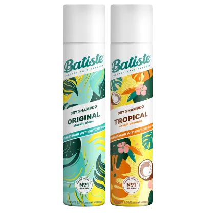 Imagem do produto SHAMPOO A SECO BATISTE ORIGINAL + TROPICAL 200ML