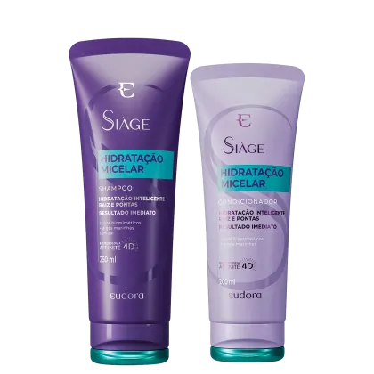 Imagem do produto Kit Eudora Siàge Hidratação Micelar Duo (2 Produtos)
