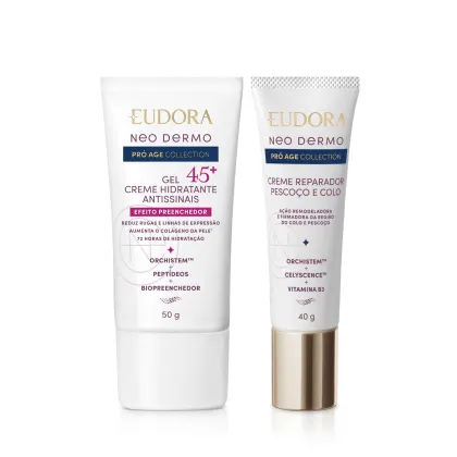 Imagem do produto Kit Eudora Neo Dermo Pró Age Collection 45+ & Creme Reparador Pescoço e Colo (2 Produtos)