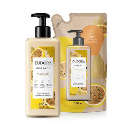 Imagem do produto Combo Instance Maracujá: Loção Corporal 400ml + Refil Loção 350ml