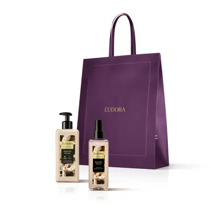 Imagem do produto Kit Eudora Instance Baunilha Intensa: Hidratante Corporal + Body Splash 200ml + Sacola (3 Produtos)