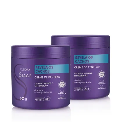 Imagem do produto Combo Duo Siàge Revela Os Cachos: 2 Cremes Para Pentear 500g