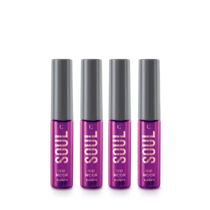 Imagem do produto Combo Eudora Soul Tint Mood Batom Líquido Uva (4 Itens)