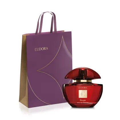 Imagem do produto Combo Eudora Rouge: Eau de Parfum 75ml + Sacola