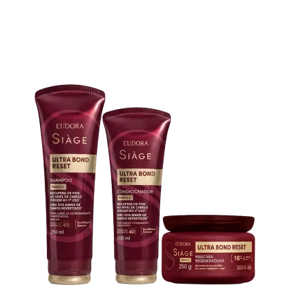 Imagem do produto Kit Eudora Siàge Ultra Bond Reset (3 Produtos)
