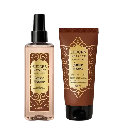 Imagem do produto Combo Instance Âmbar Precioso: Creme Concentrado 150ml + Body Splash 200ml