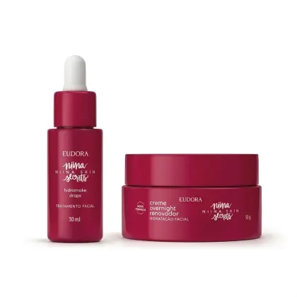 Imagem do produto Combo Niina Secrets Skin: Sérum 30ml + Creme Overnight 50g