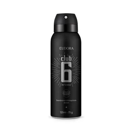 Imagem do produto Eudora Club 6 Intenso - Desodorante Antitranspirante Aerossol 125ml