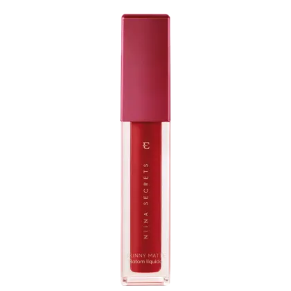 Imagem do produto Eudora Niina Secrets Skinny Matte Vermelho Hibisco - Batom Líquido 5ml