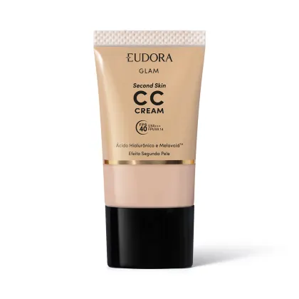 Imagem do produto Eudora Glam Second Skin 0 - CC Cream 30ml