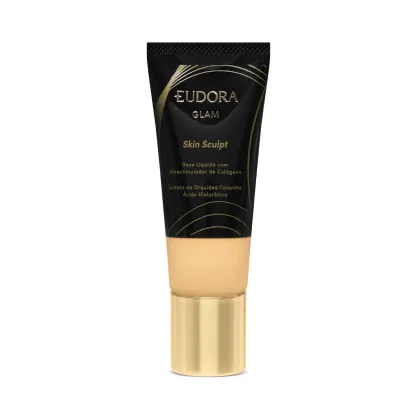 Imagem do produto Eudora Glam Skin Sculpt Semi Matte Cor 25 - Base Líquida 30ml