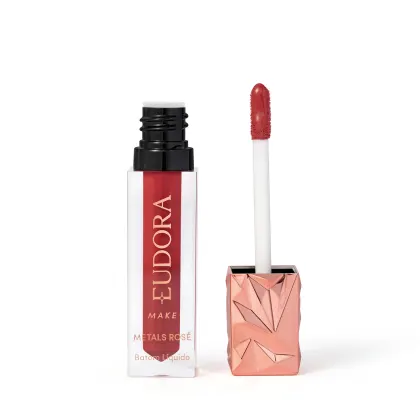 Imagem do produto Eudora Metals Rosé Terracota - Batom Líquido 2,5ml