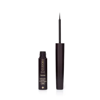 Imagem do produto Eudora Make Forever À Prova D'água Preto - Delineador Líquido 3ml