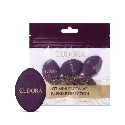 Imagem do produto Kit Eudora Mini Esponjas Blend Perfection (5 Unidades)