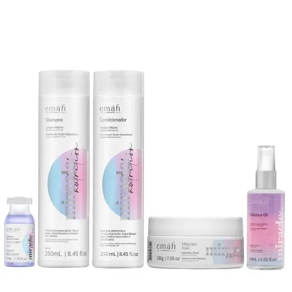 Kit Emáh Miracle Nutrition Day Care 7 com 5 Produtos