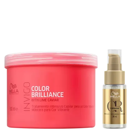 Imagem do produto Kit Wella Professionals Color Brilliance Oil Reflections Oil Treat Duo (2 Produtos)