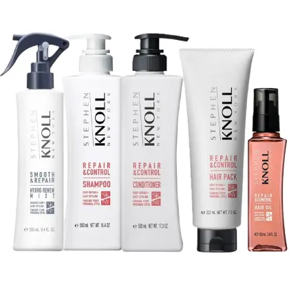 Imagem do produto Stephen Knoll Repair & Control Shampoo & Condicionador 500ml + Máscara 222ml + Leave-in Smooth 250ml + Hair Oil 100ml