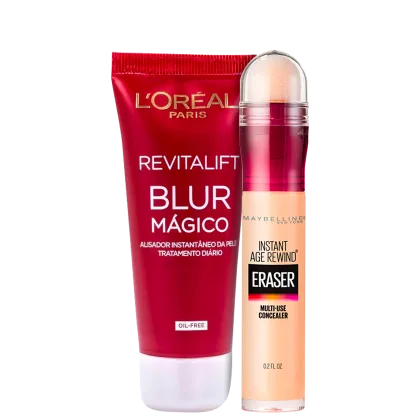 Imagem do produto Kit Beleza na Web Revitalift Blur Mágico + Instant Age Rewind Eraser 2 (2 Produtos)