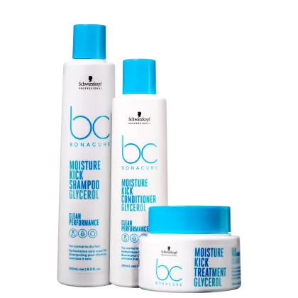 Imagem do produto Kit Schwarzkopf Professional BC Bonacure Clean Performance Moisture Kick Trio (3 Produtos)