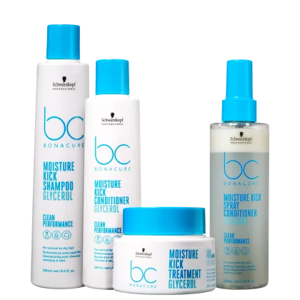 Imagem do produto Kit Schwarzkopf Professional BC Bonacure Clean Performance Moisture Kick (4 Produtos)