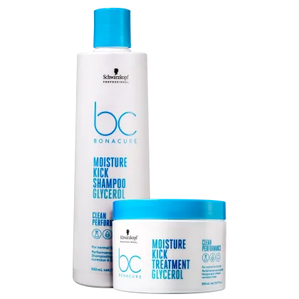 Imagem do produto Kit Schwarzkopf Professional BC Bonacure Clean Performance Moisture Kick Duo Super (2 Produtos)