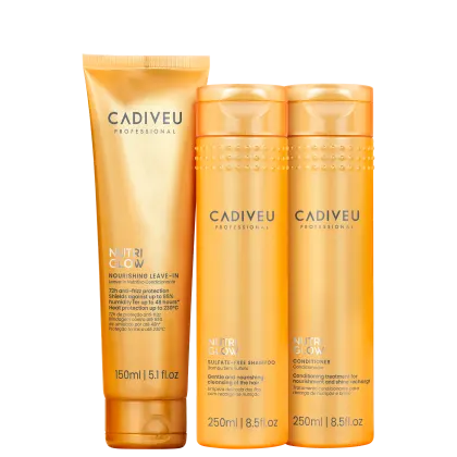 Imagem do produto Kit Cadiveu Professional Nutri Glow Trois (3 Produtos)