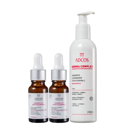 Imagem do produto Kit Adcos Tratamento Boost Facial (3 Produtos)