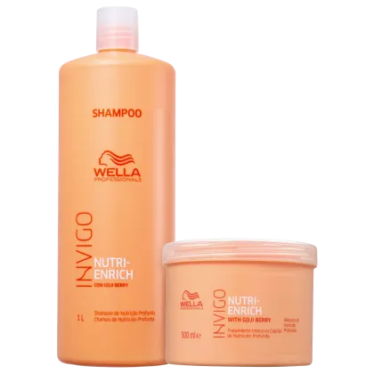 Imagem do produto Kit Wella Professionals Invigo Nutri-Enrich Super Salon (2 Produtos)