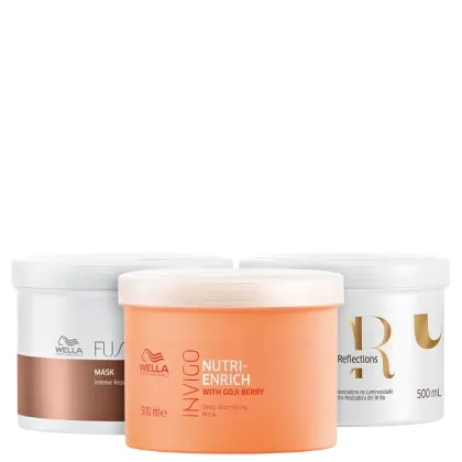 Imagem do produto Kit Wella Professionals Super Masks Salon (3 Produtos)