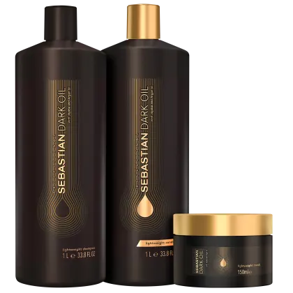 Imagem do produto Kit Sebastian Professional Dark Oil Basic Salon Trio (3 Produtos)