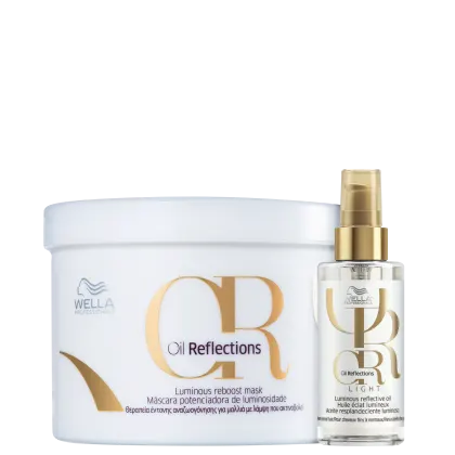 Imagem do produto Kit Wella Professionals Oil Reflections Mask Light Duo (2 Produtos)