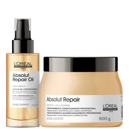 Imagem do produto Kit L'Oréal Professionnel Serie Expert Absolut Repair Oil Duo (2 Produtos)