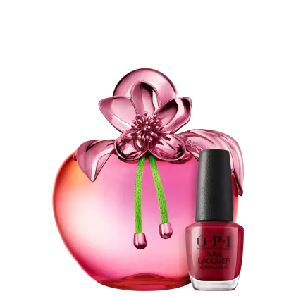 Imagem do produto Conjunto Nina Illusion Nina Ricci Feminino - Perfume Eau de Parfum 80ml + Esmalte Cremoso OPI Chick Flick 15ml
