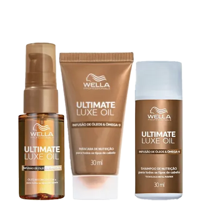 Imagem do produto Kit Wella Professionals Ultimate Luxe Oil Mini Trio (3 Produtos)