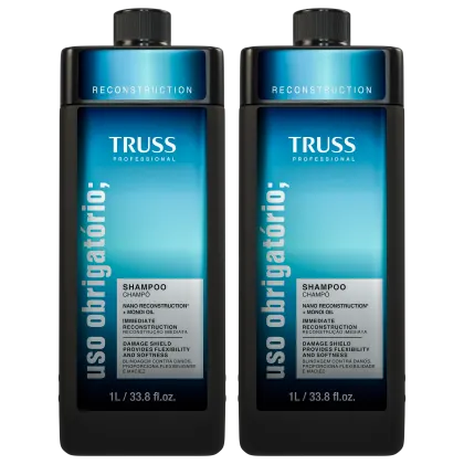 Imagem do produto Kit TRUSS Uso Obrigatório Reconstruction Duo Shampoo Salon (2 Unidades)