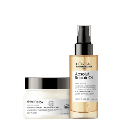 Imagem do produto Kit L'Oréal Professionnel Metal Detox + Absolut Repair 10 in 1 (2 Produtos)