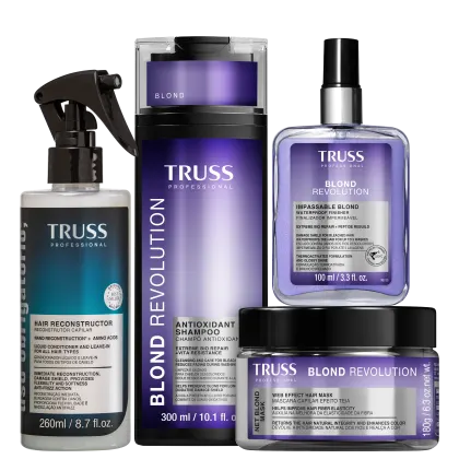 Imagem do produto Kit TRUSS Blond Revolution Impassable + Uso Obrigatório (4 Produtos)