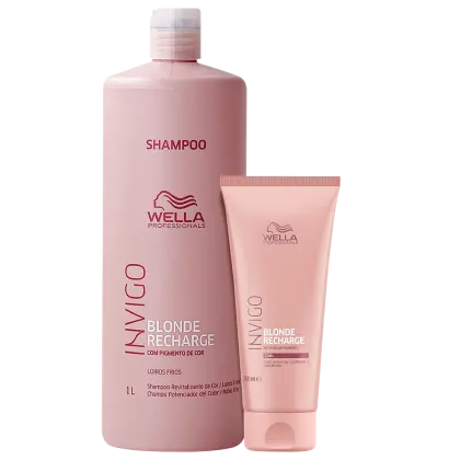 Imagem do produto Kit Wella Professionals Invigo Blonde Recharge Duo Treatment (2 Produtos)